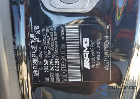 2016 Mercedes-Benz S 65 Amg z USA, uszkodzony, nr VIN WDDXJ7KBXGA011066